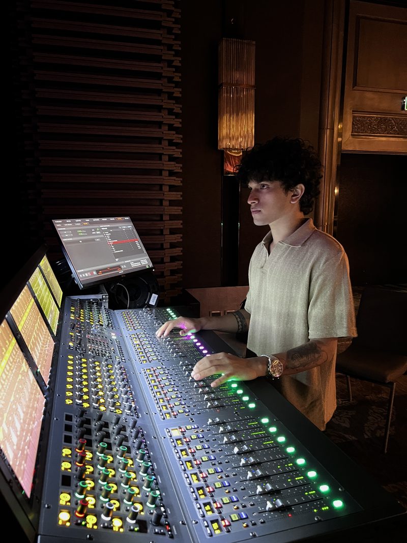 Mithil Nagarcenkar studio moment 1